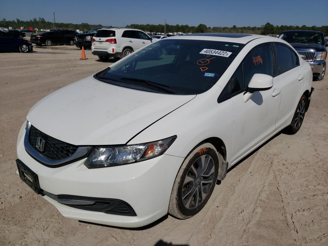 Photo 2 from auction – 2013 HONDA CIVIC EX with VIN 19XFB2F89DE079971