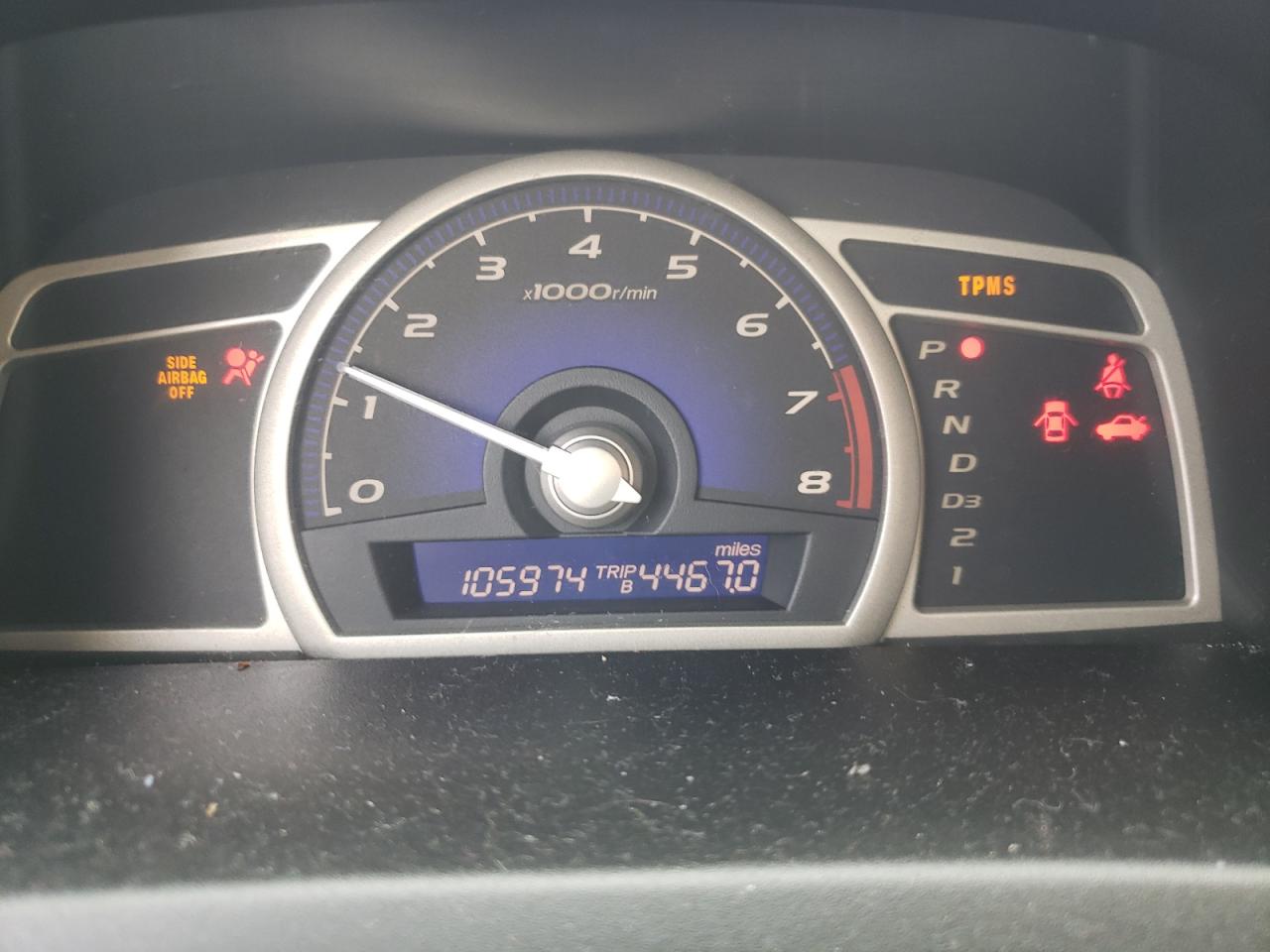 Photo 8 from auction – 2011 HONDA CIVIC LX with VIN 19XFA1F54BE010556
