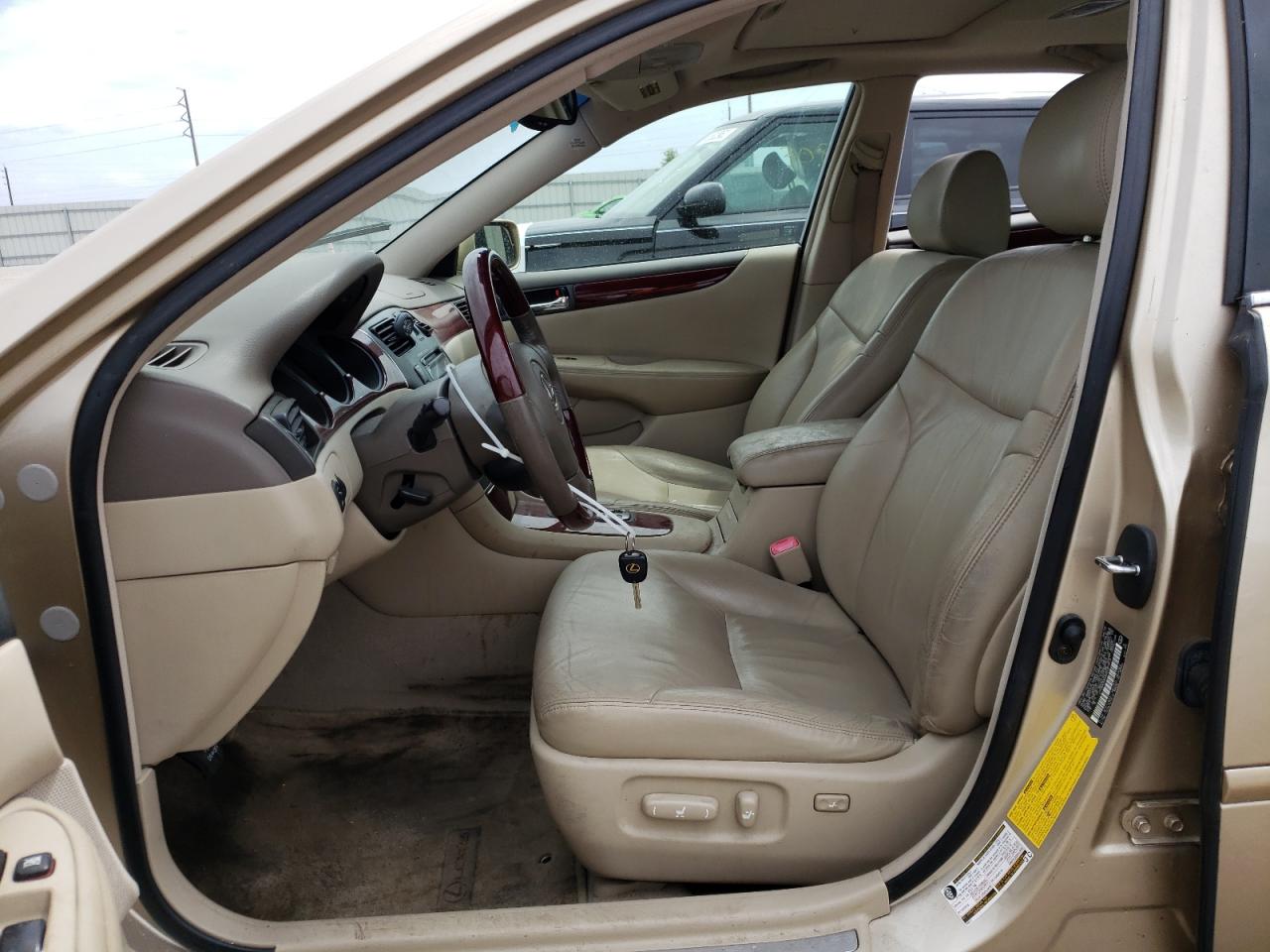 Photo 5 from auction – 2004 LEXUS ES 330 with VIN JTHBA30G445037919