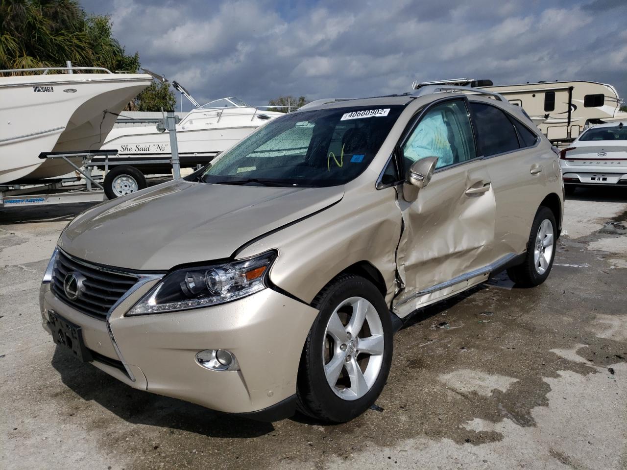 Photo 2 from auction – 2013 LEXUS RX 350 BAS with VIN 2T2BK1BA6DC167680