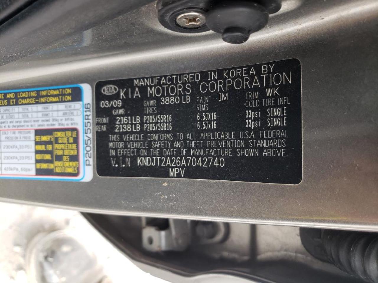 Photo 10 from auction – 2010 KIA SOUL + with VIN KNDJT2A26A7042740