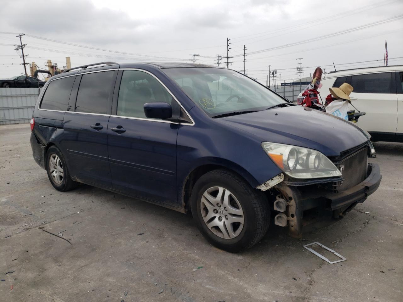 HONDA ODYSSEY EX 2007 with VIN 5FNRL38787B047628 - Photo from auction