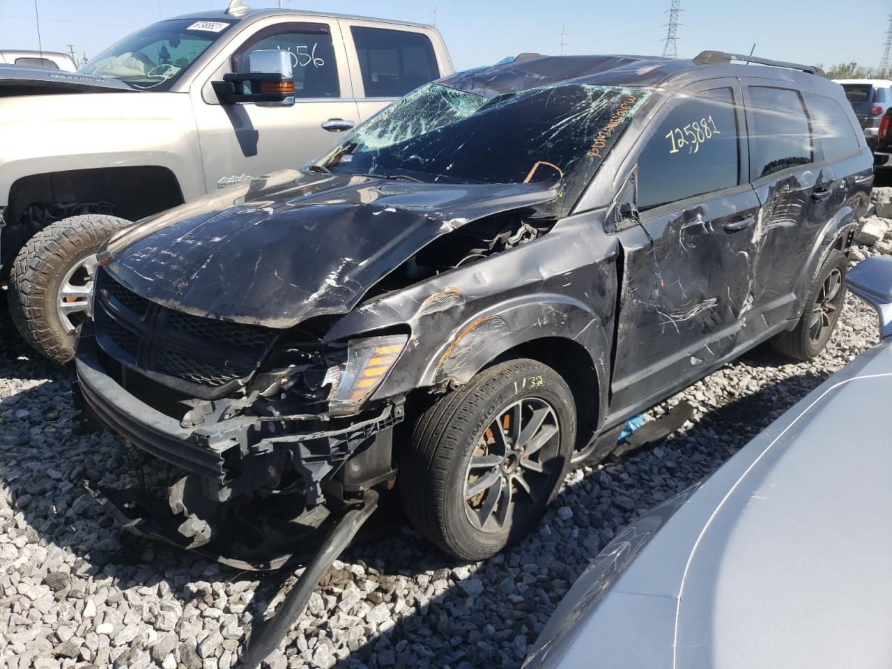 Photo 2 from auction – 2017 DODGE JOURNEY SE with VIN 3C4PDCAB7HT568247