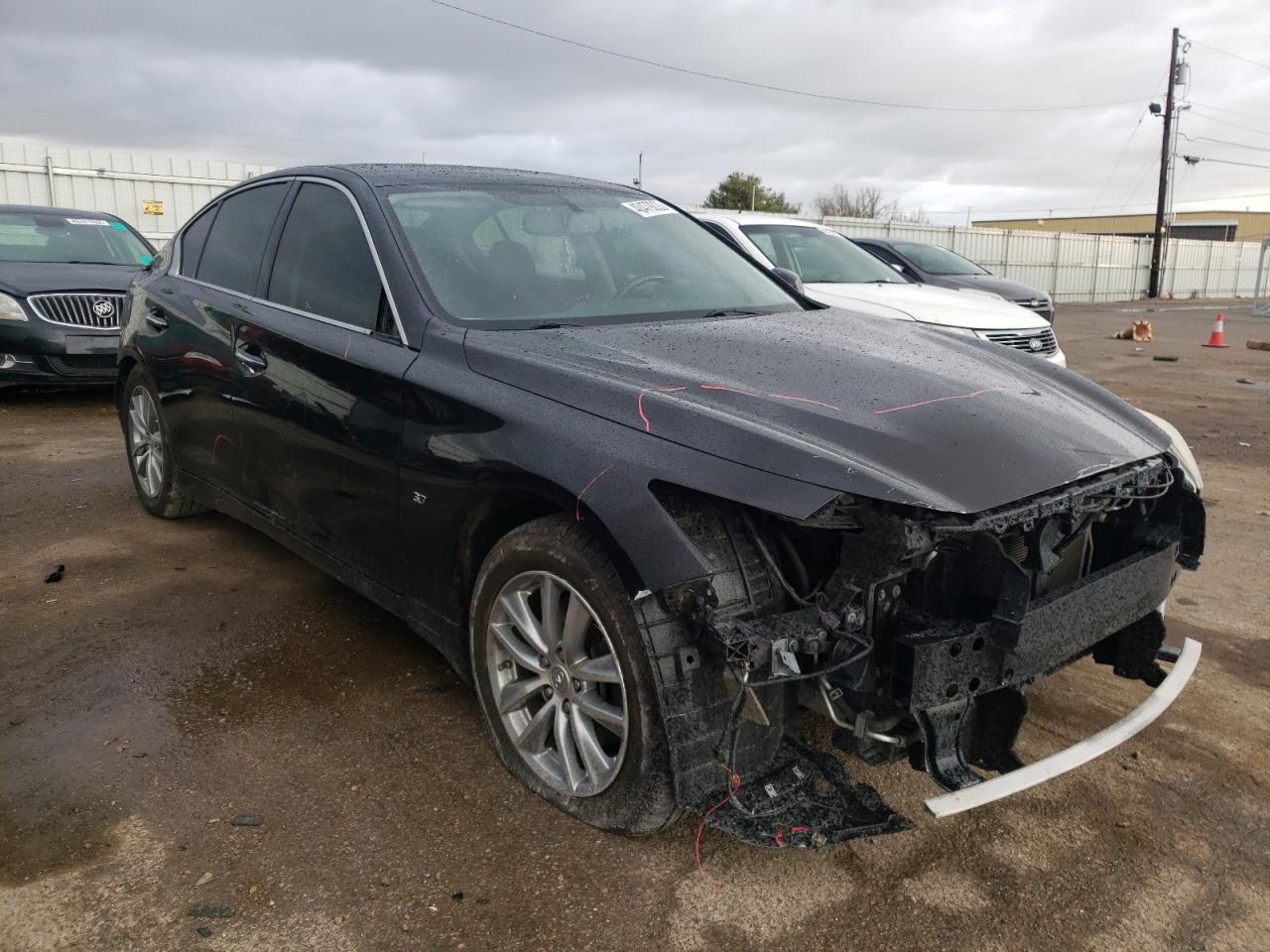 Photo 1 from auction – 2014 INFINITI Q50 BASE with VIN JN1BV7AR3EM695383