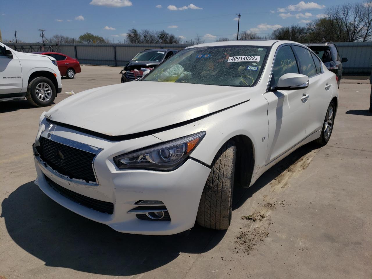 Photo 2 from auction – 2014 INFINITI Q50 BASE with VIN JN1BV7AR5EM692372