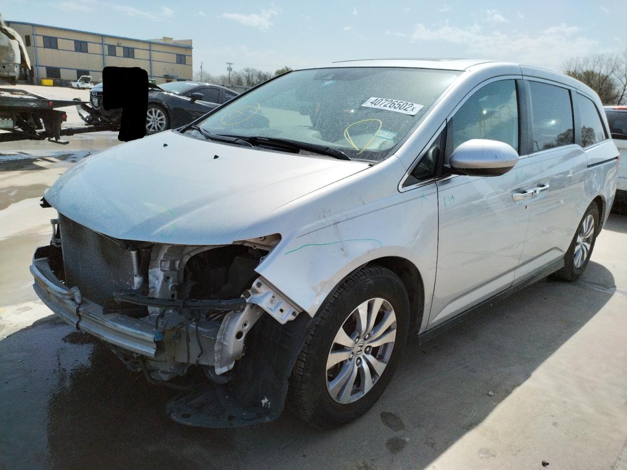 Photo 2 from auction – 2014 HONDA ODYSSEY EX with VIN 5FNRL5H6XEB038249