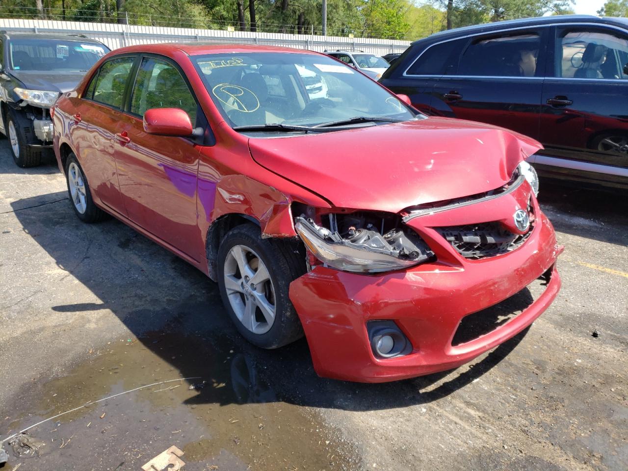 TOYOTA COROLLA BA 2011 with VIN 2T1BU4EE3BC599767 - Photo from auction