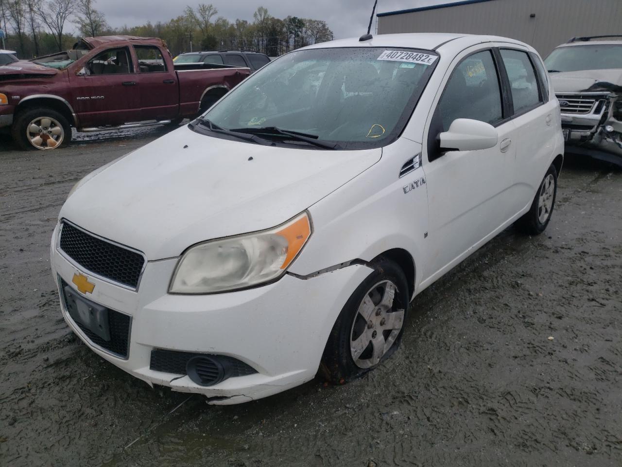 Photo 2 from auction – 2009 CHEVROLET AVEO LS with VIN KL1TD66E09B613008