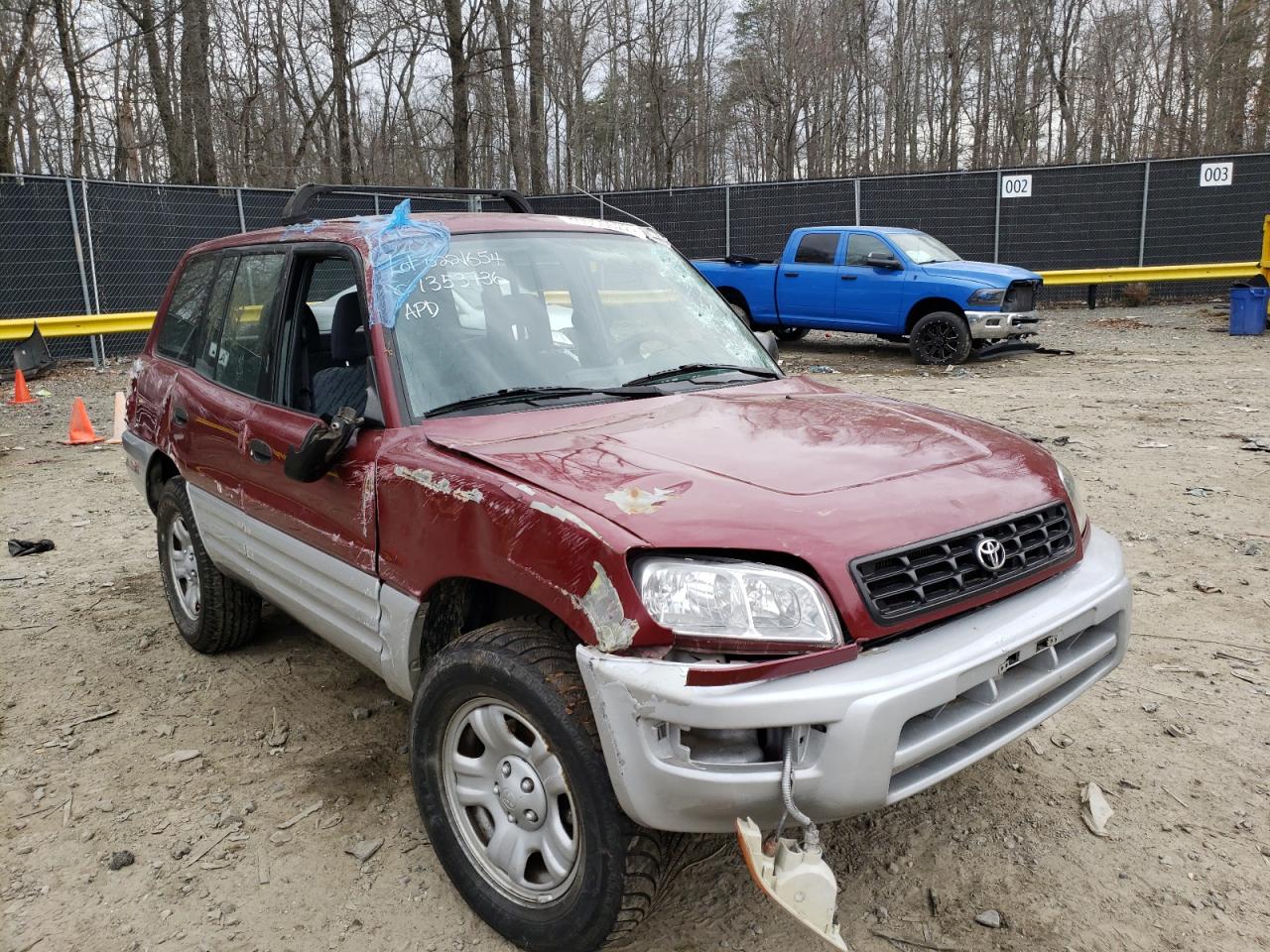 Photo 1 from auction – 2000 TOYOTA RAV4 with VIN JT3GP10V6Y0045763