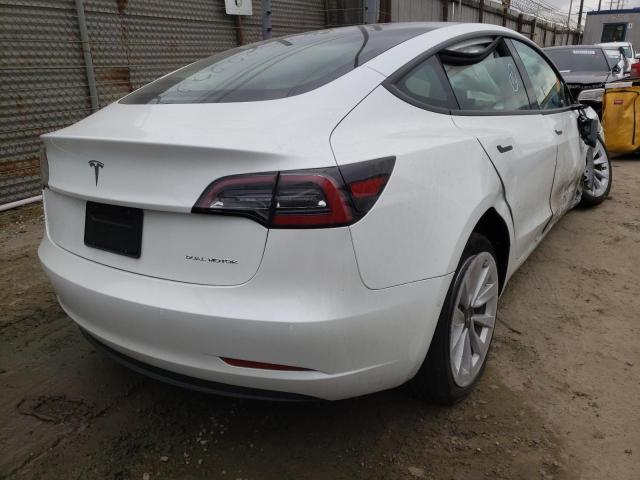 Photo 4 from auction – 2022 TESLA MODEL 3 with VIN 5YJ3E1EB2NF143569