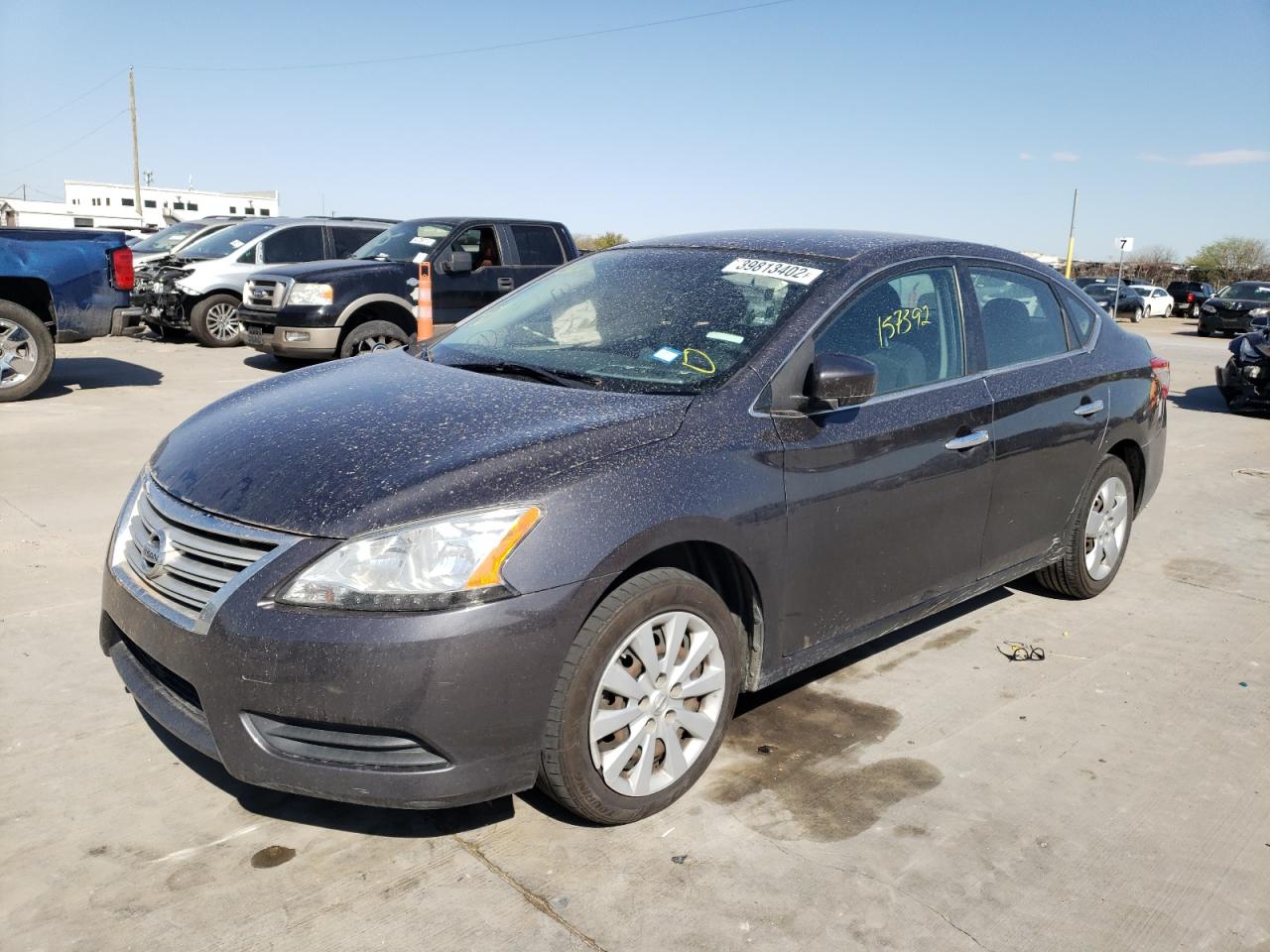 Photo 2 from auction – 2014 NISSAN SENTRA with VIN 3N1AB7AP6EY214638