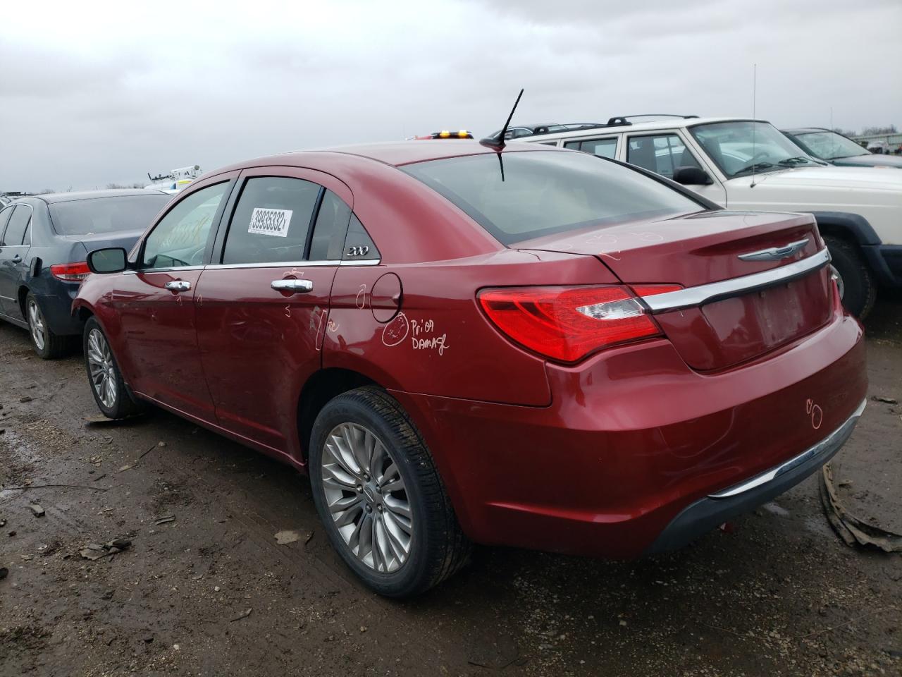 Photo 3 from auction – 2012 CHRYSLER 200 LIMITE with VIN 1C3CCBCB4CN224400