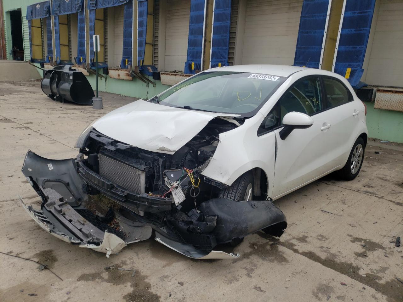 Photo 2 from auction – 2013 KIA RIO LX with VIN KNADM5A35D6216647