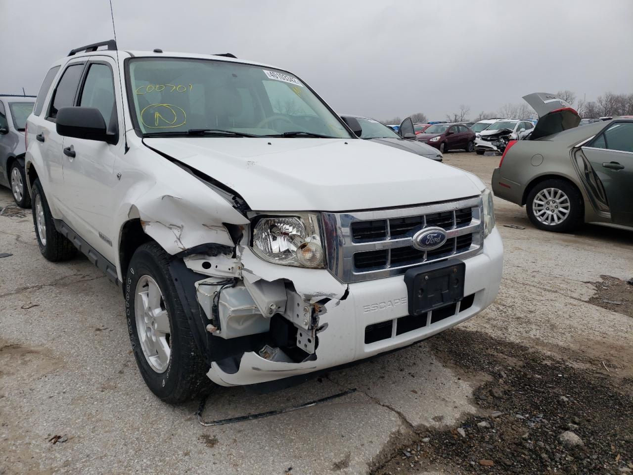 FORD ESCAPE XLT 2008 with VIN 1FMCU03178KC00701 - Photo from auction