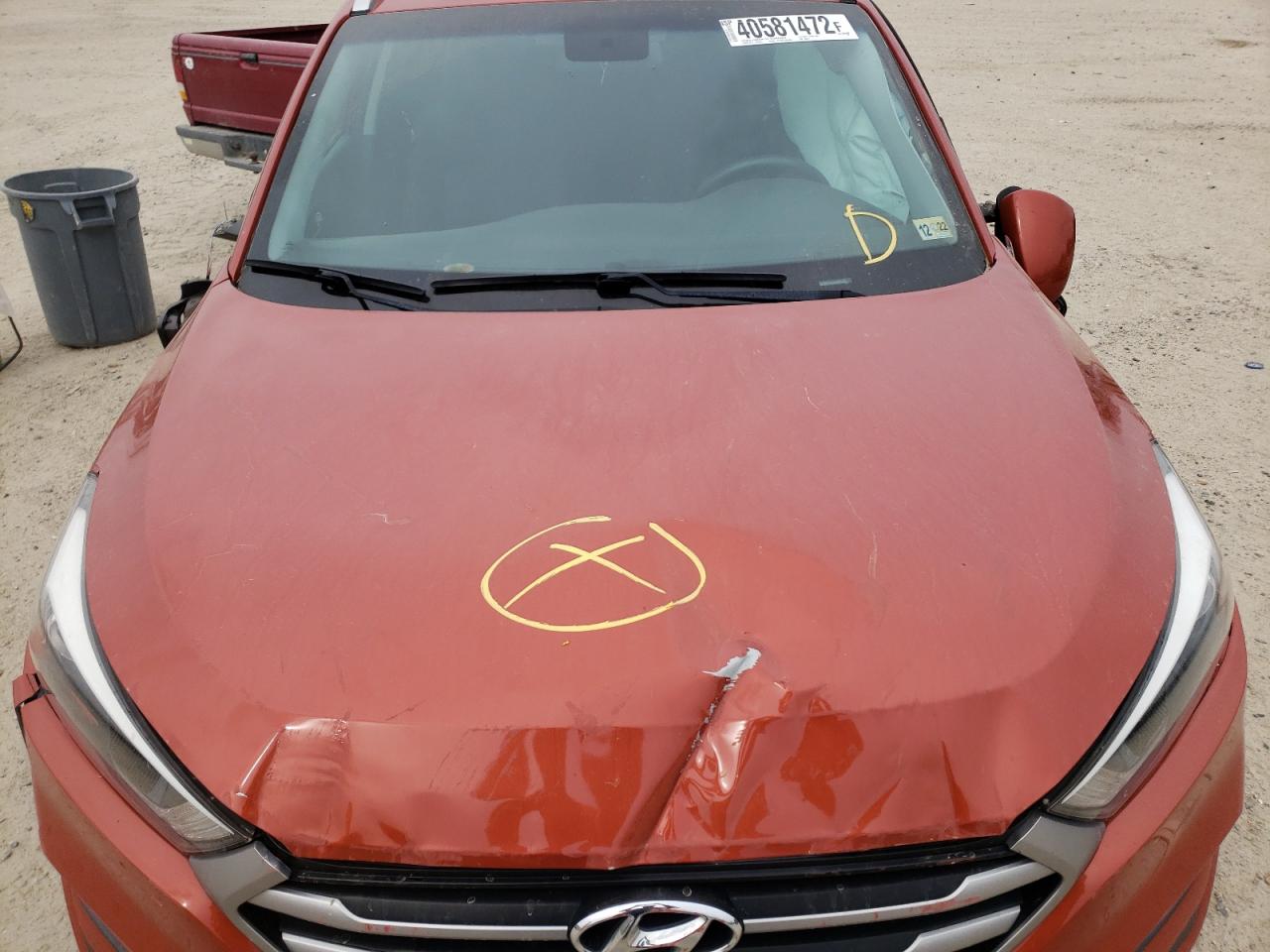 Photo 7 from auction – 2017 HYUNDAI TUCSON LIM with VIN KM8J3CA22HU356611