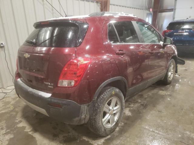 Photo 4 from auction – 2016 CHEVROLET TRAX 1LT with VIN 3GNCJPSB2GL121327