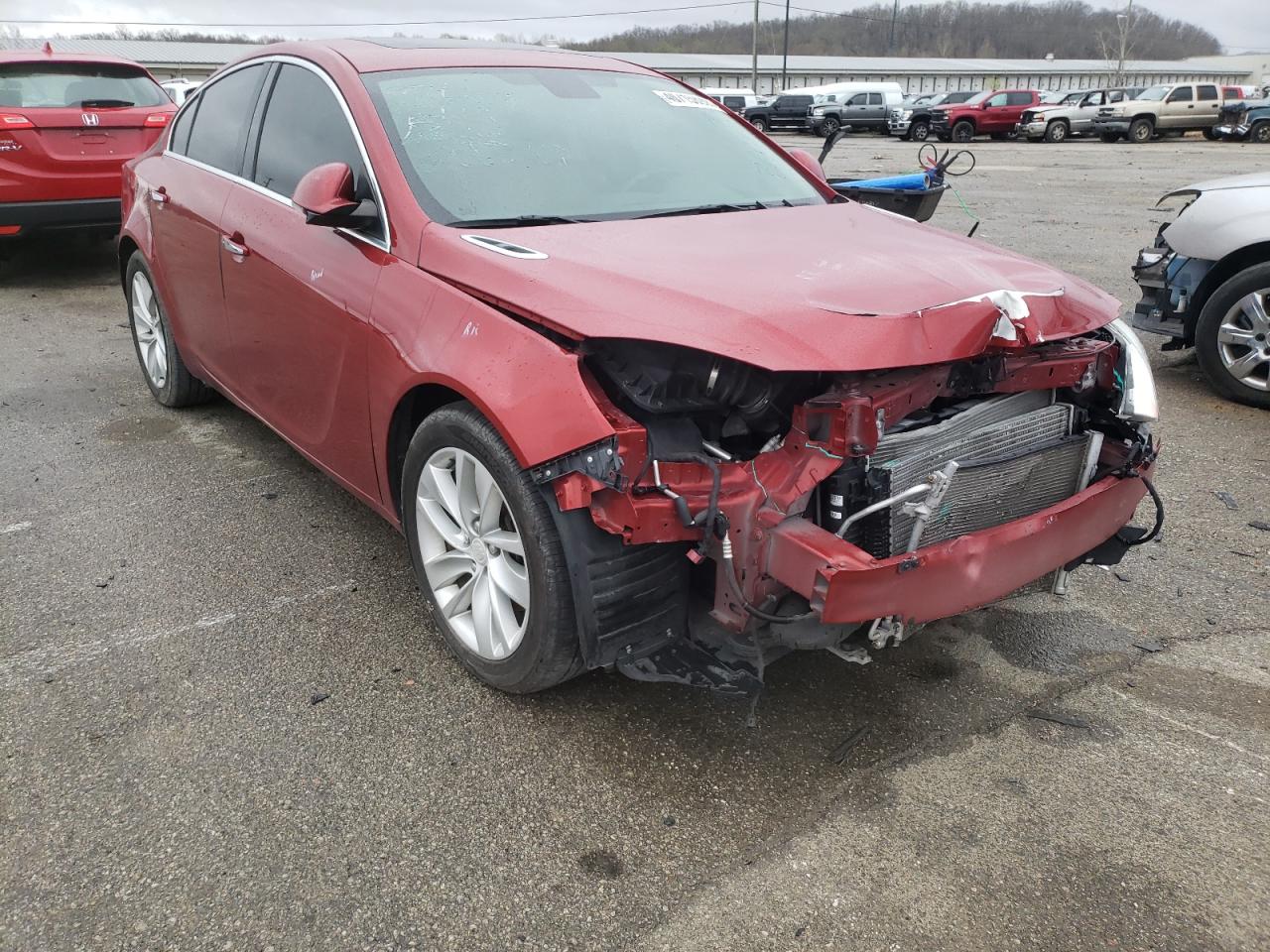 BUICK REGAL PREM 2014 with VIN 2G4GN5EX6E9266599 - Photo from auction