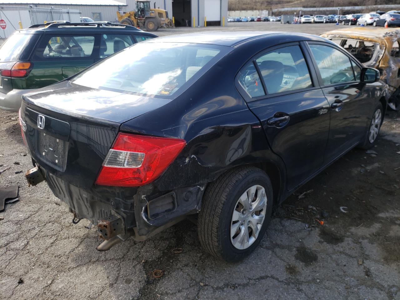 Photo 4 from auction – 2012 HONDA CIVIC LX with VIN 19XFB2F58CE378291