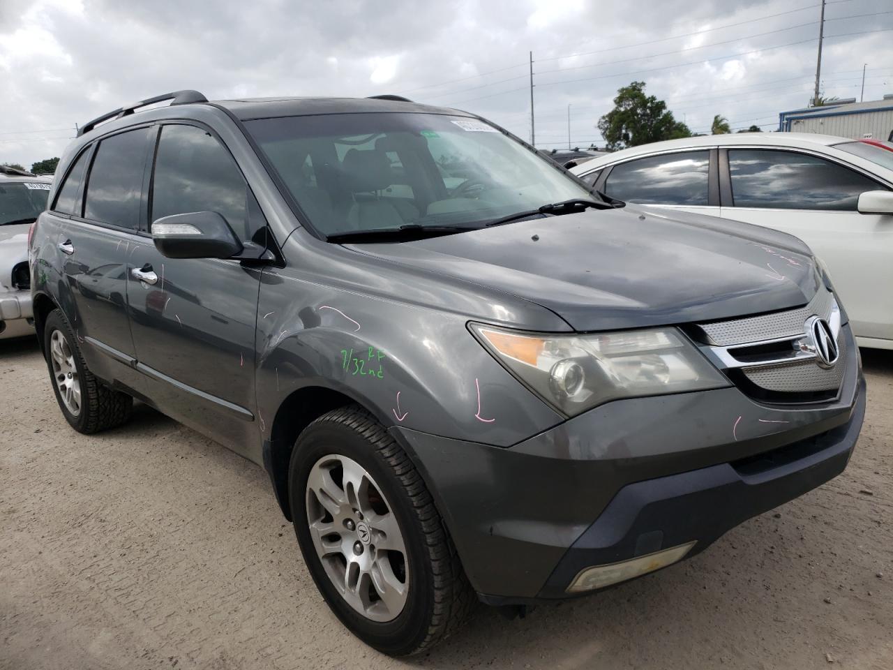 ACURA MDX TECHNO 2007 with VIN 2HNYD283X7H523270 - Photo from auction
