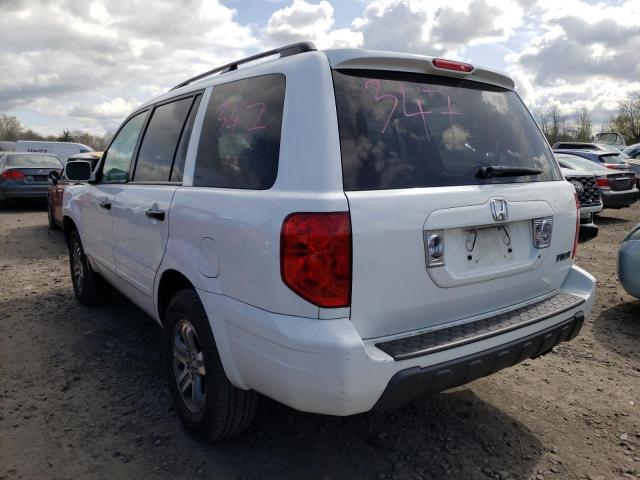 Photo 3 from auction – 2005 HONDA PILOT EXL with VIN 2HKYF18675H537832