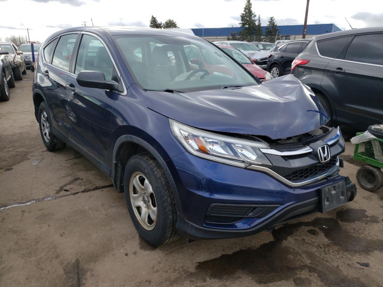 Photo 1 from auction – 2015 HONDA CR-V LX with VIN 3CZRM3H32FG717574