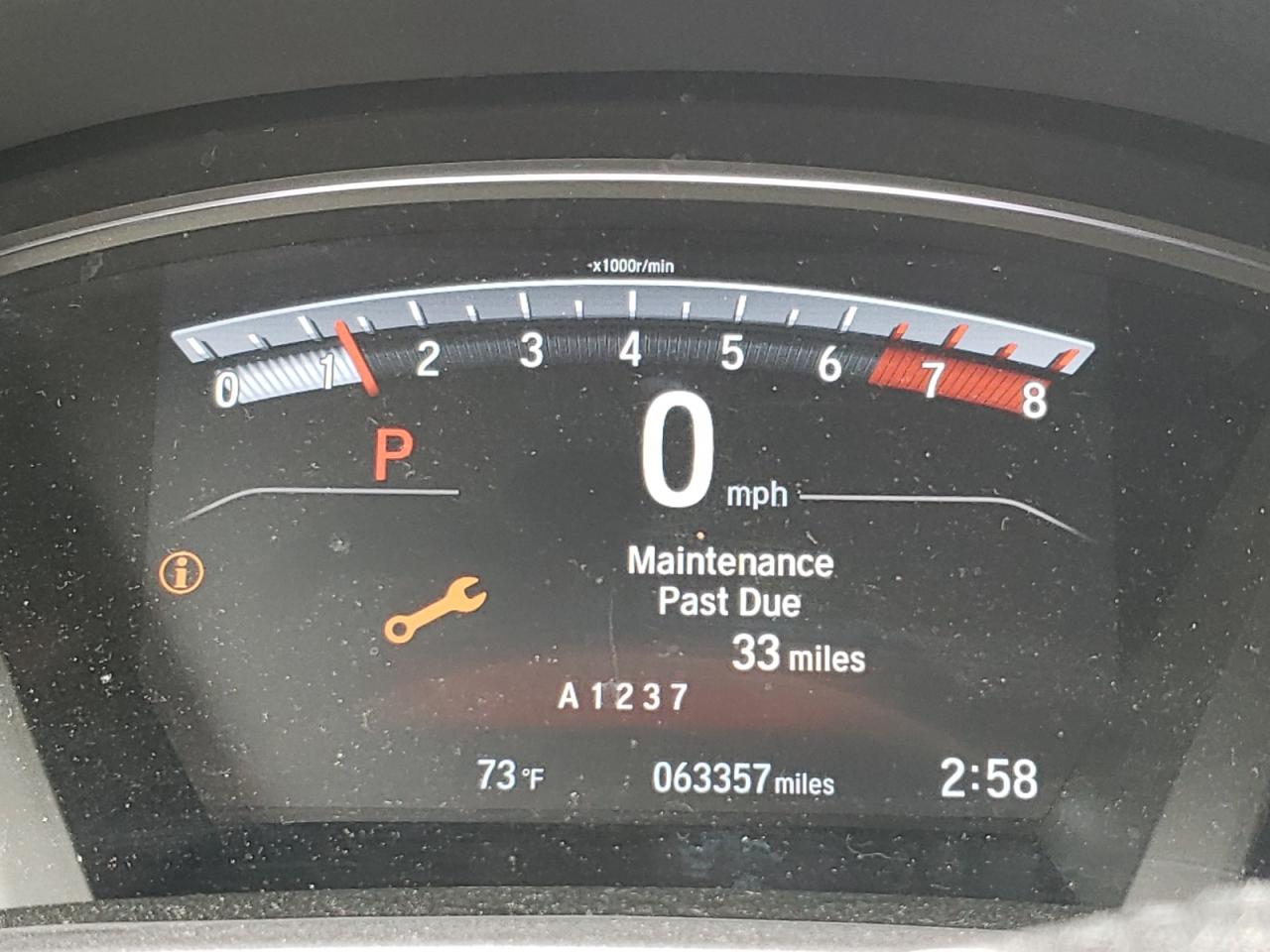 Photo 8 from auction – 2017 HONDA CR-V EX with VIN 2HKRW2H57HH666286