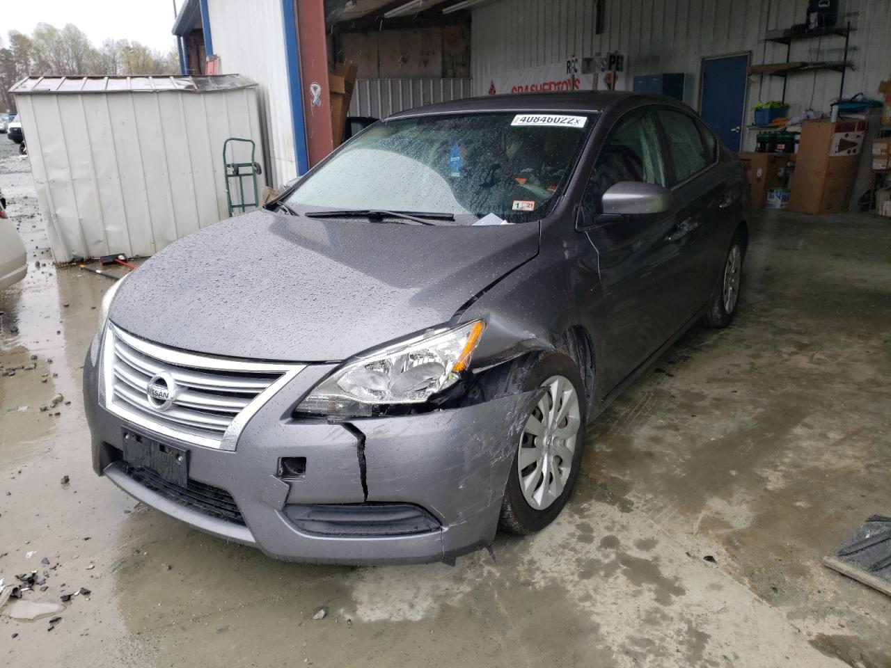 Photo 2 from auction – 2015 NISSAN SENTRA S with VIN 3N1AB7AP1FL696725
