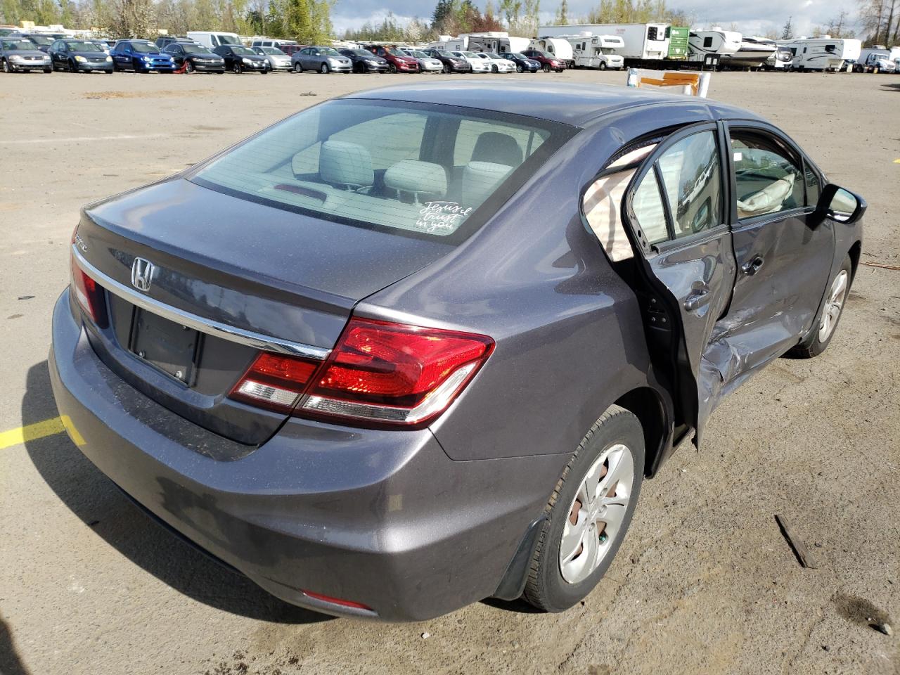 Photo 4 from auction – 2015 HONDA CIVIC LX with VIN 19XFB2F53FE705992