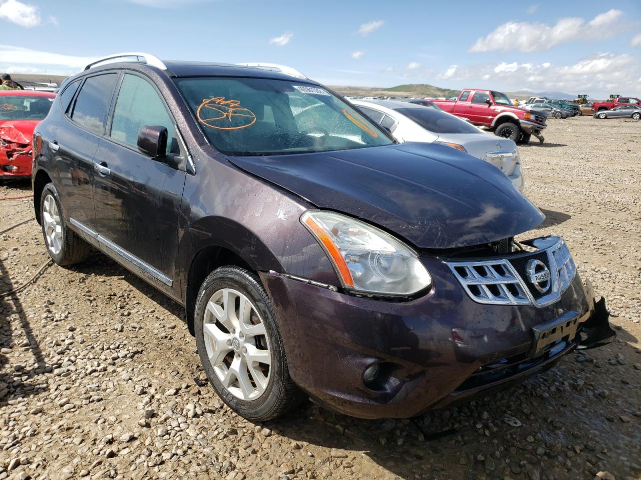 NISSAN ROGUE S 2011 with VIN JN8AS5MV5BW273375 - Photo from auction
