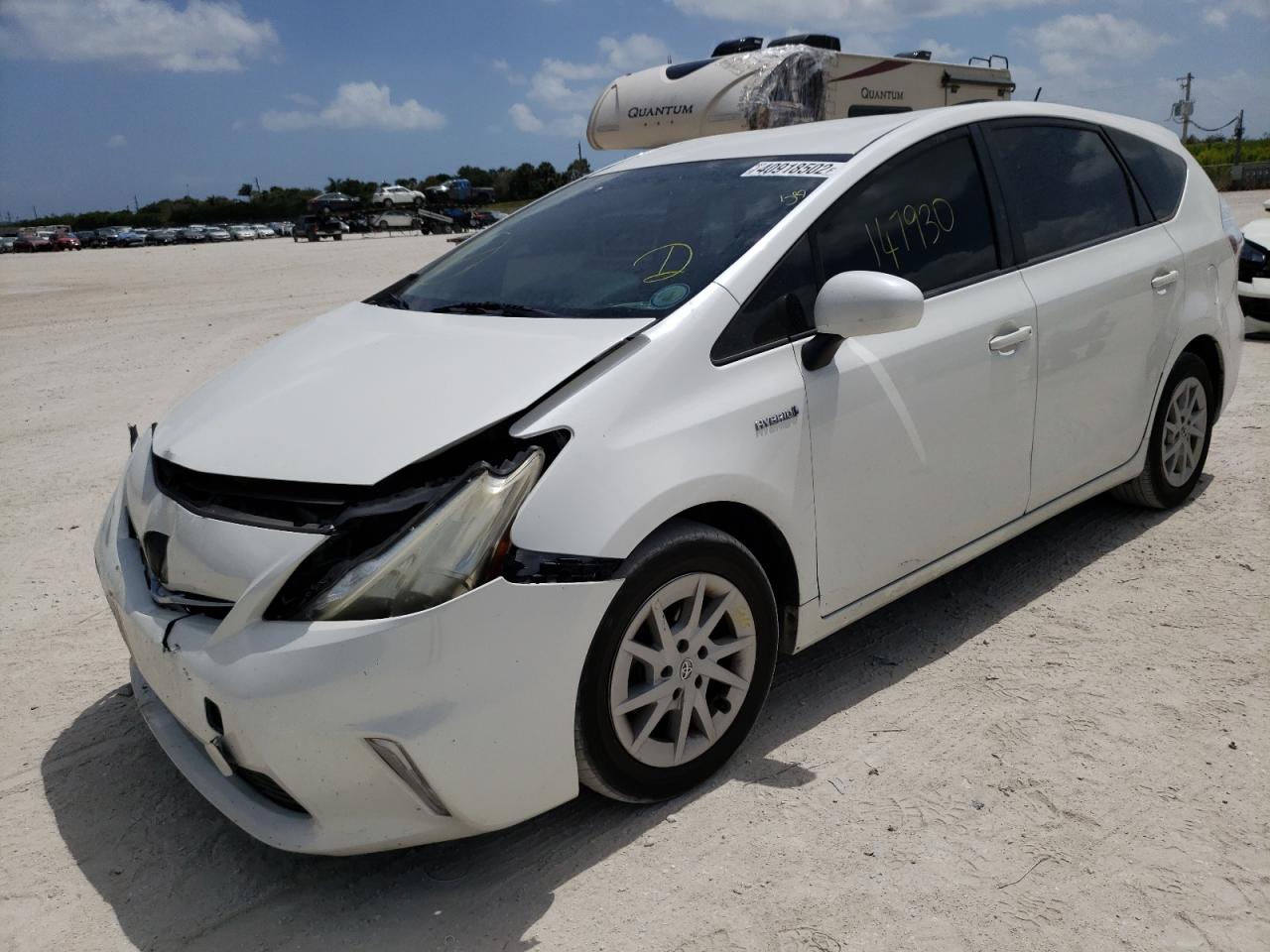 Photo 2 from auction – 2012 TOYOTA PRIUS V with VIN JTDZN3EU5C3178897