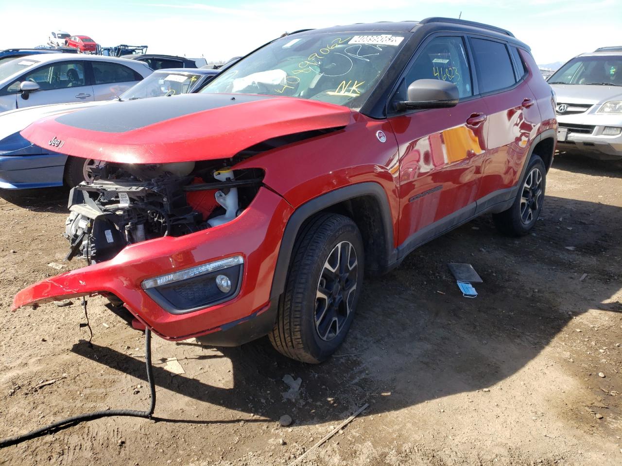 Photo 2 from auction – 2020 JEEP COMPASS TR with VIN 3C4NJDDB1LT208143
