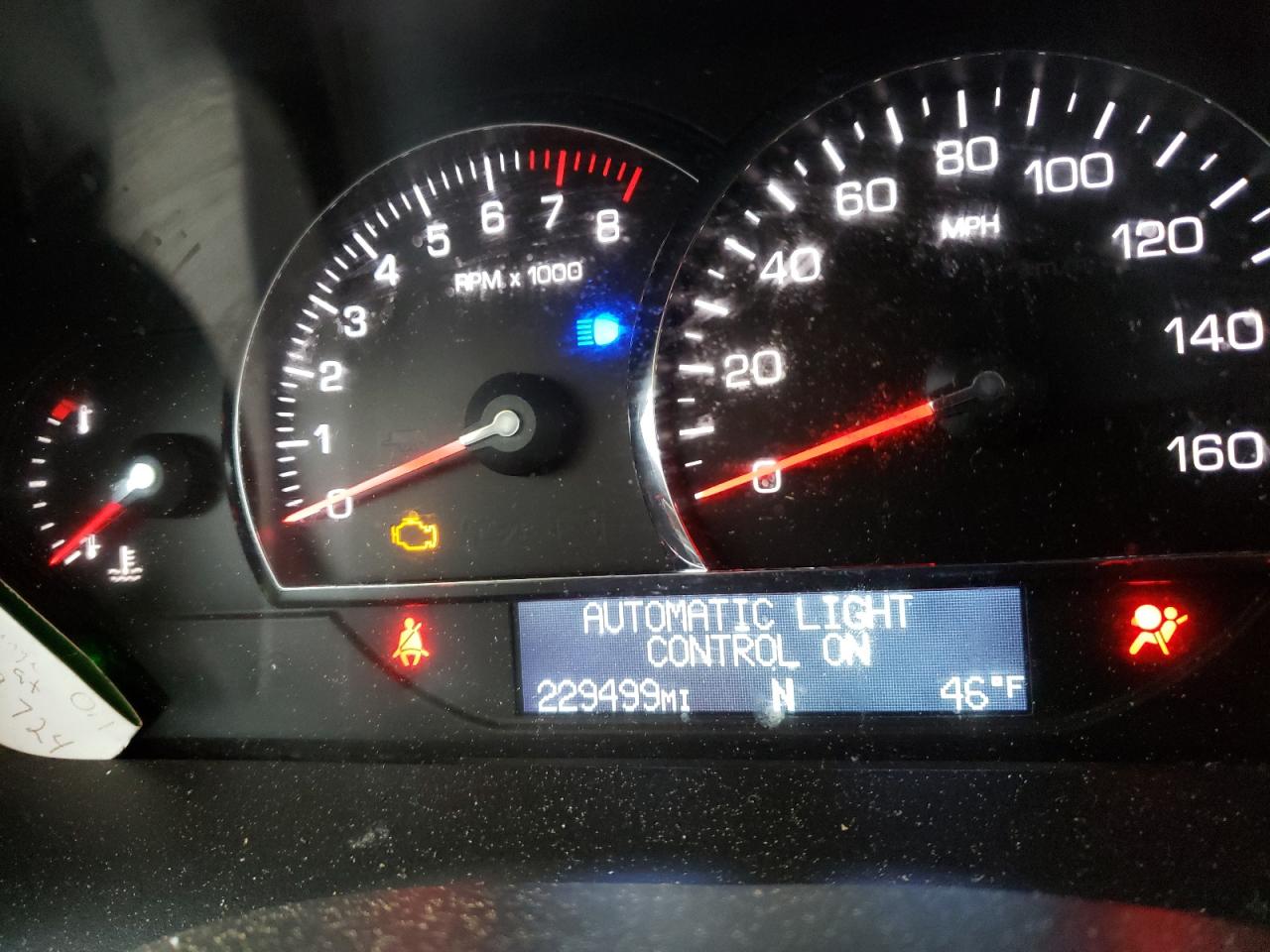 Photo 8 from auction – 2009 CADILLAC SRX with VIN 1GYEE637690116085
