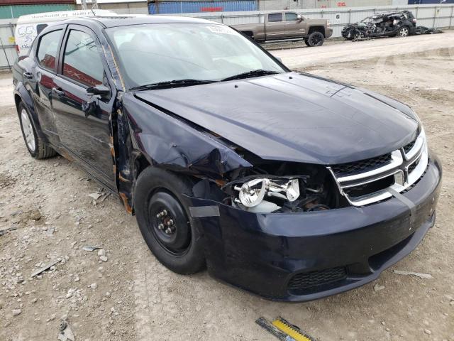 DODGE AVENGER SE 2012 with VIN 1C3CDZAB3CN206947 - Photo from auction