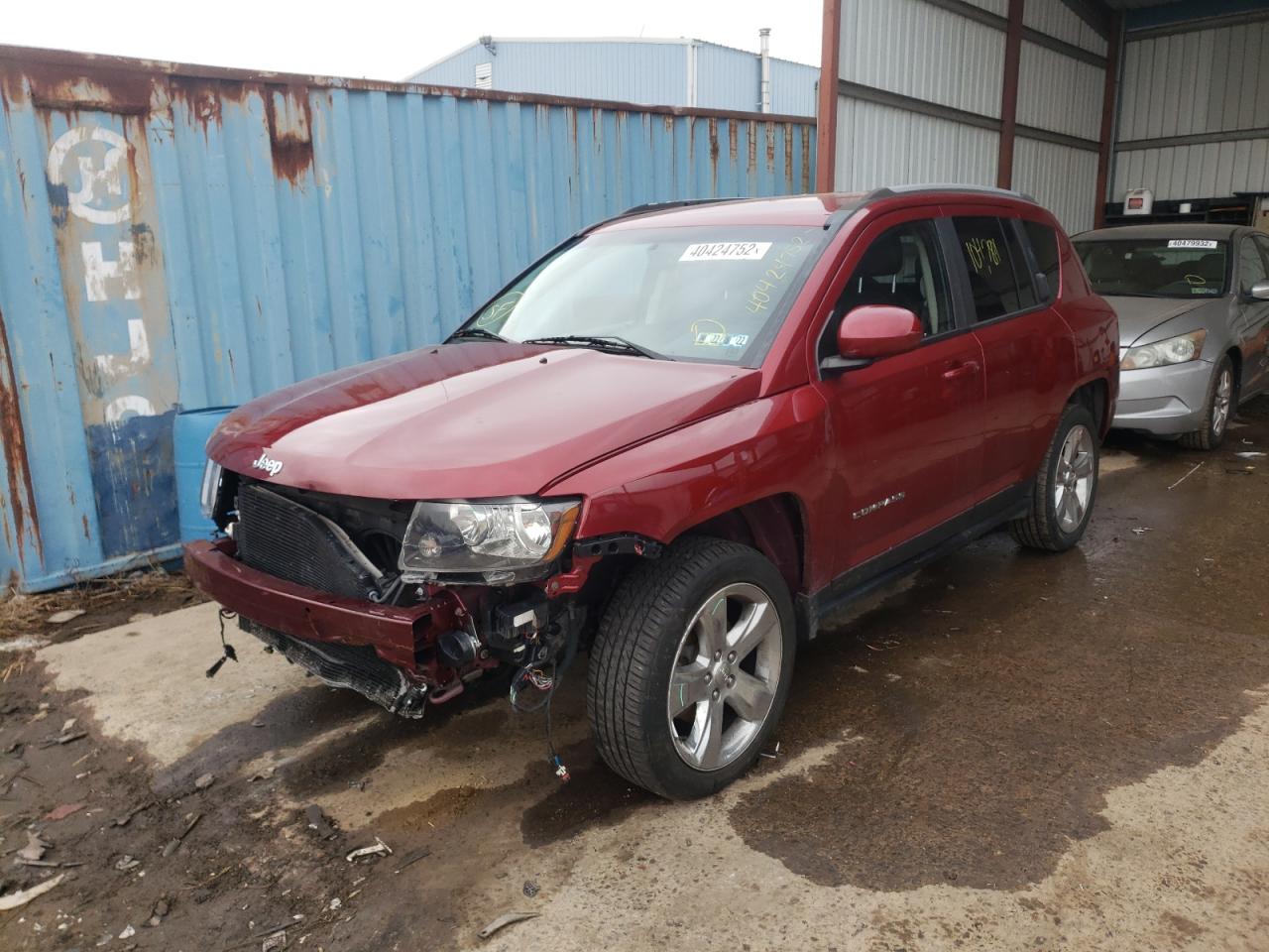 Photo 2 from auction – 2015 JEEP COMPASS LA with VIN 1C4NJDEB9FD357036