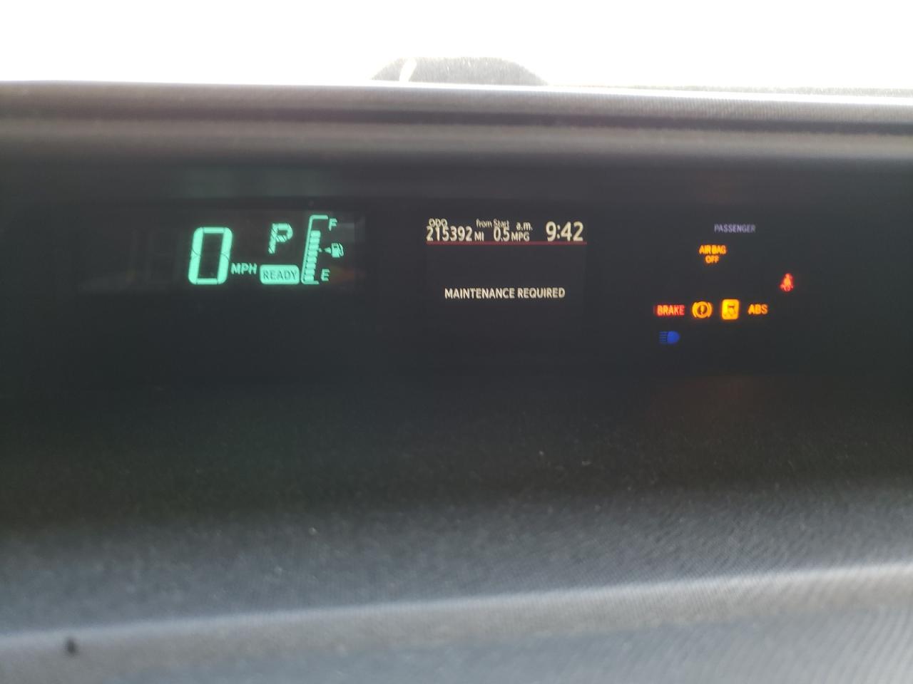 Photo 8 from auction – 2012 TOYOTA PRIUS C with VIN JTDKDTB30C1026537