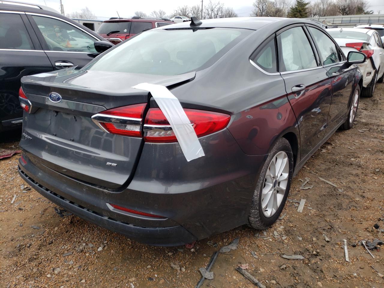 Photo 4 from auction – 2019 FORD FUSION SE with VIN 3FA6P0H70KR107517
