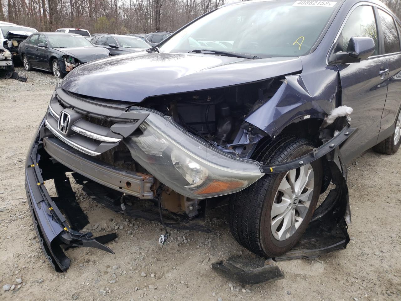 Photo 9 from auction – 2012 HONDA CR-V EXL with VIN 5J6RM4H79CL008051