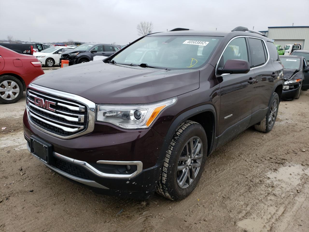 Photo 2 from auction – 2017 GMC ACADIA SLT with VIN 1GKKNULS1HZ267691
