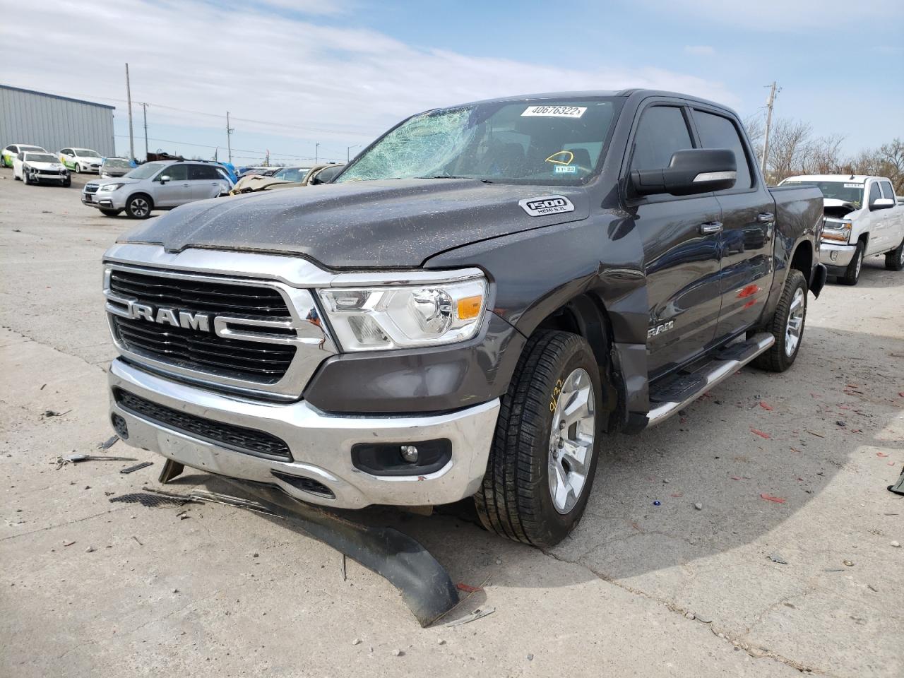 Photo 2 from auction – 2019 RAM 1500 BIG H with VIN 1C6RREFTXKN716994