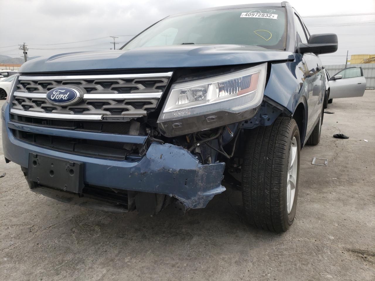 Photo 9 from auction – 2018 FORD EXPLORER with VIN 1FM5K7B86JGA81098
