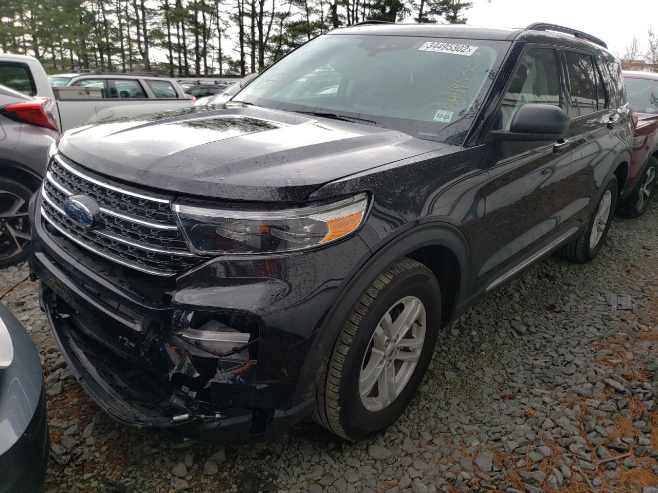 Photo 2 from auction – 2021 FORD EXPLORER X with VIN 1FMSK8DH3MGA48201