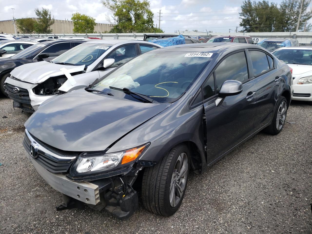 Photo 2 from auction – 2012 HONDA CIVIC EX with VIN 19XFB2F82CE015737