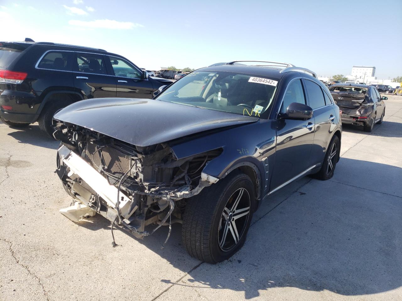 Photo 2 from auction – 2009 INFINITI FX50 with VIN JNRBS18WX9M201086