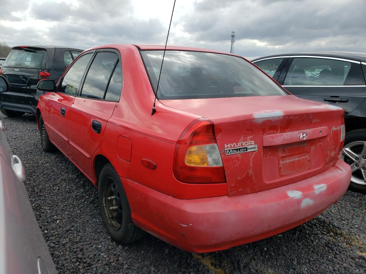 Photo 3 from auction – 2001 HYUNDAI ACCENT GL with VIN KMHCG45C01U208100