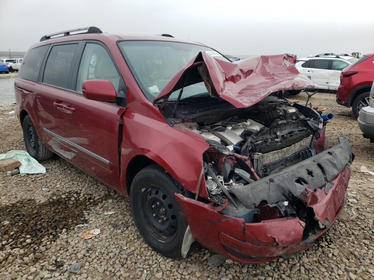 HYUNDAI ENTOURAGE 2007 with VIN KNDMC233676027480 - Photo from auction