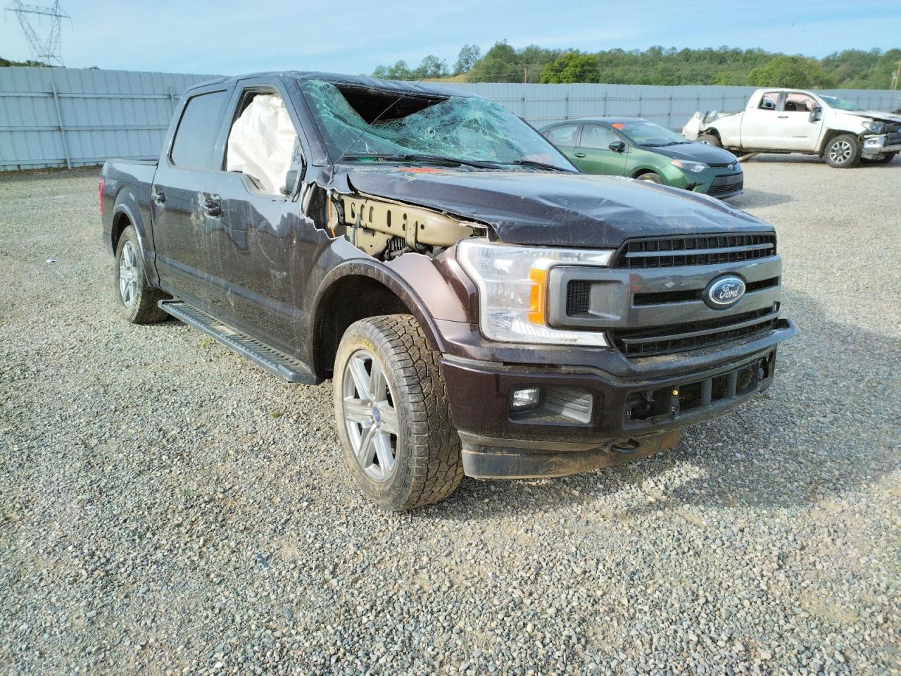 FORD F150 SUPER 2018 with VIN 1FTEW1EP7JFA51557 - Photo from auction