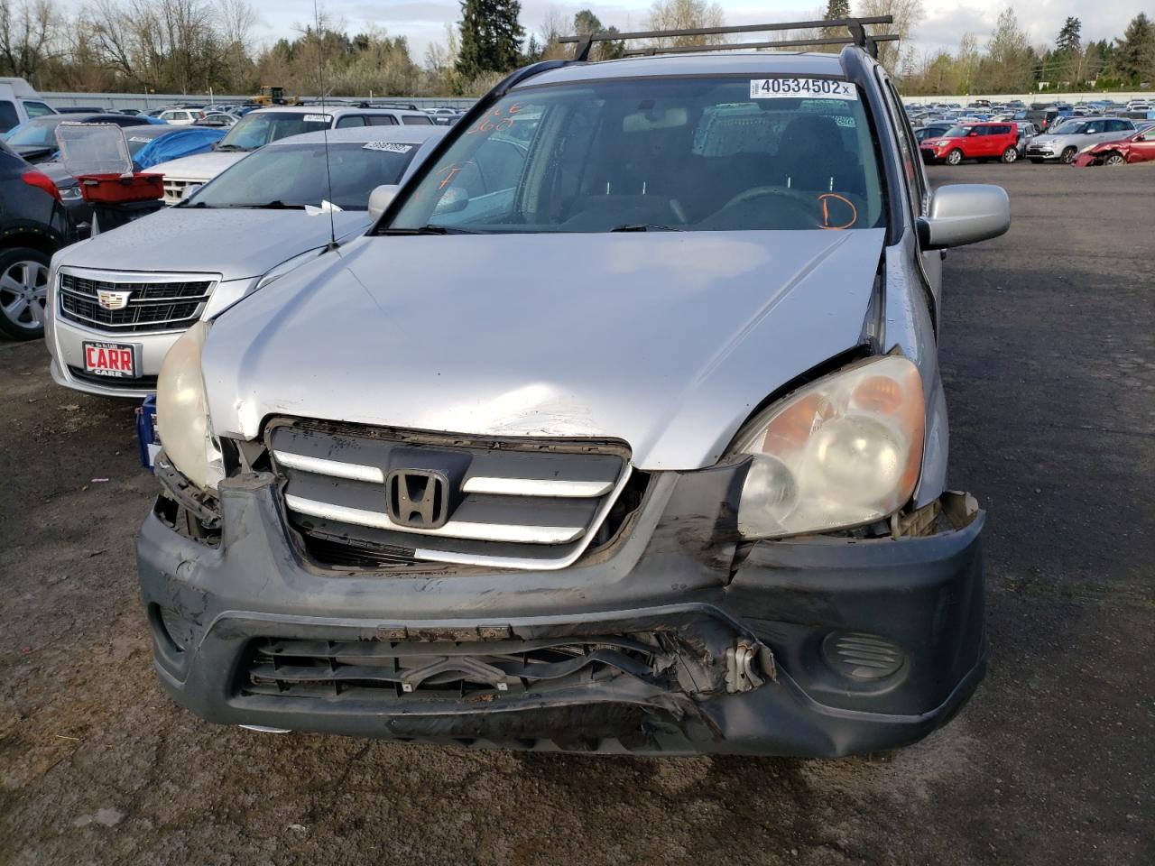 Photo 9 from auction – 2005 HONDA CR-V EX with VIN JHLRD78895C054596