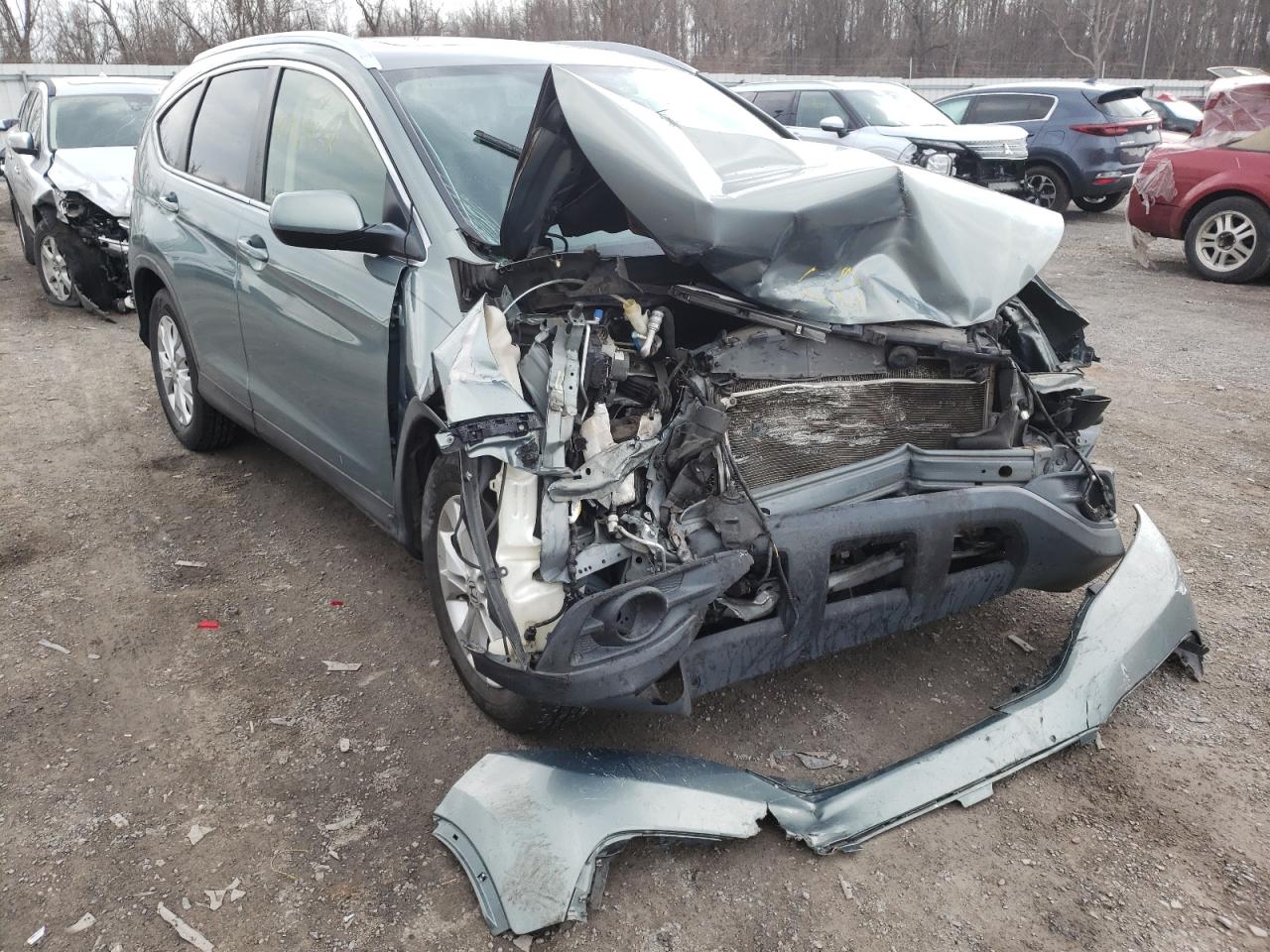 HONDA CR-V EXL 2012 with VIN JHLRM4H79CC012478 - Photo from auction