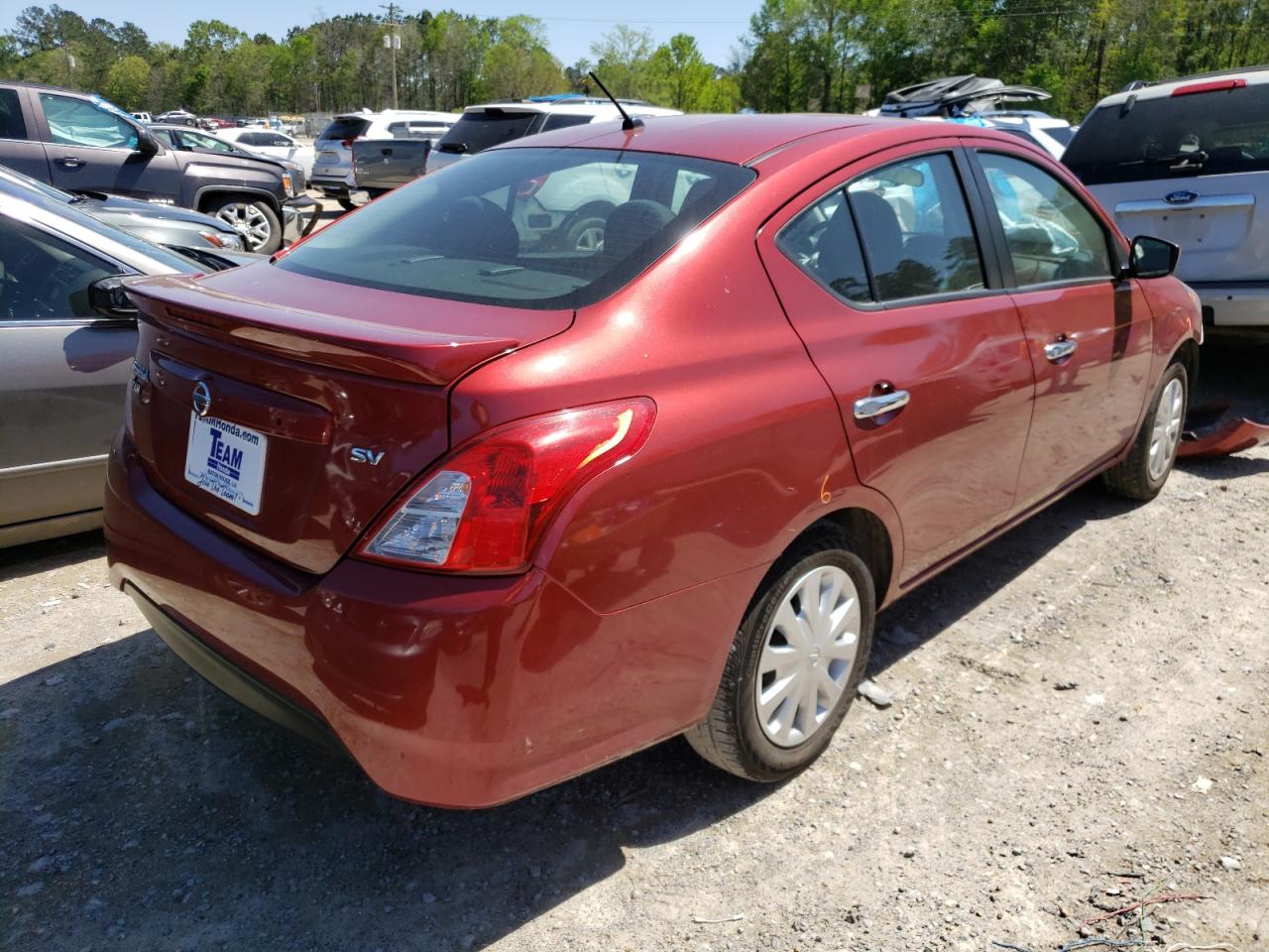 Photo 4 from auction – 2019 NISSAN VERSA S with VIN 3N1CN7AP8KL861437