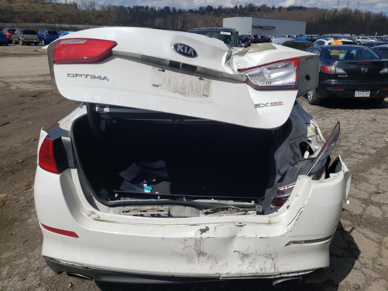 Photo 9 from auction – 2014 KIA OPTIMA EX with VIN 5XXGN4A70EG271827